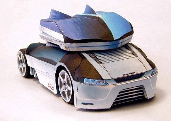 硬纸板汽车平面模型图图片