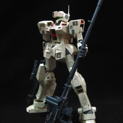422[KAREN] RGM-79SP GM SNIPER 狙击型吉姆Ⅱ 纸模型