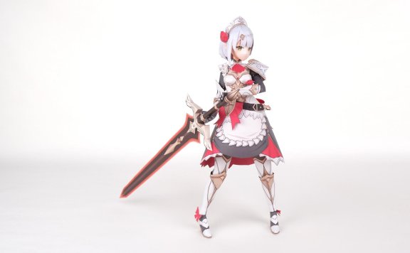 诺艾尔(原神) 纸模型图纸