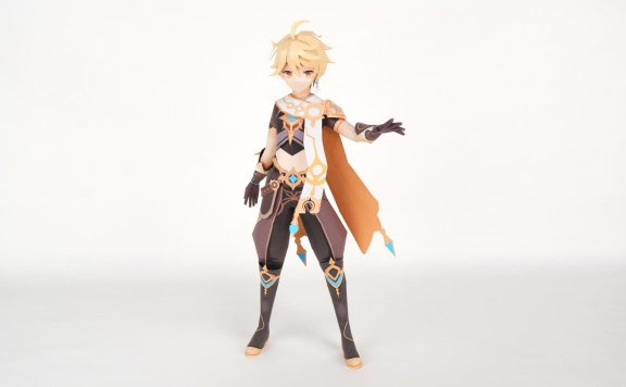 旅行者 空(原神) 纸模型图纸