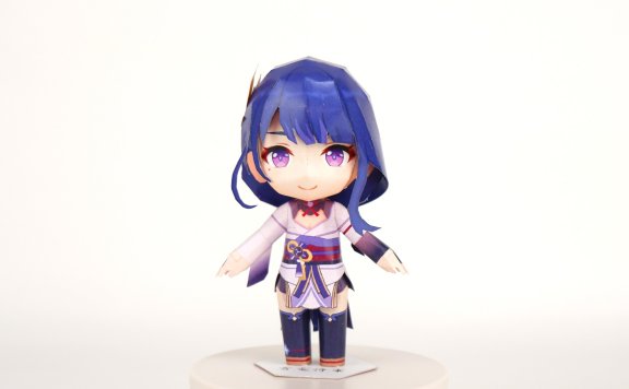 Q版雷电将军(原神)雷神 纸模型图纸