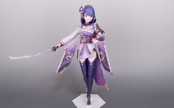 雷电将军 雷神(原神) 纸模型图纸