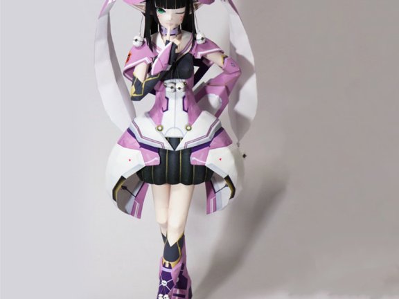 梦幻之星Online2 フォニュエ（FOnew）纸模型图纸
