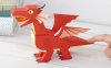 龙与独角兽 2套可动纸模型图纸