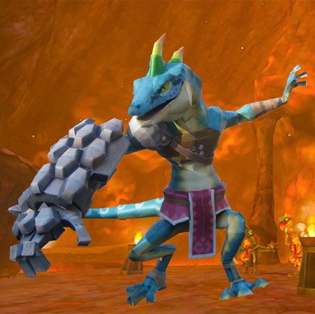 天空之剑 蜥蜴战士 纸模型图纸