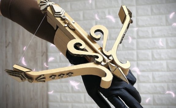 魔法少女 十字弓 纸板图纸