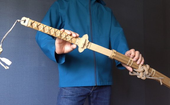 青之驱魔师 降魔剑 纸板图纸