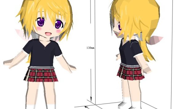 无限斯特拉托斯 夏洛特 Q版纸模型图纸