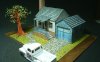 郊区小屋 纸模型图纸