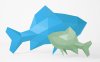 [低模] Fish 鱼 纸模型图纸