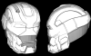 钢铁侠 碎心者头盔 COS纸模型图纸