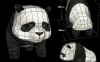 Panda 熊猫纸模型图纸