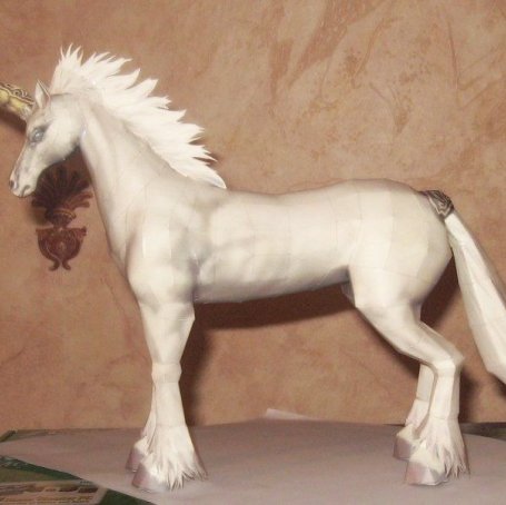 天堂2 独角兽 纸模型图纸