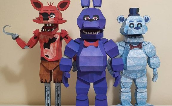 似人动物 17套纸模型图纸