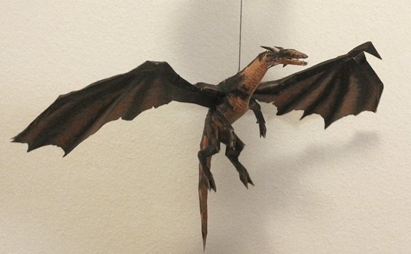 Drakan 龙 3款纸模型图纸