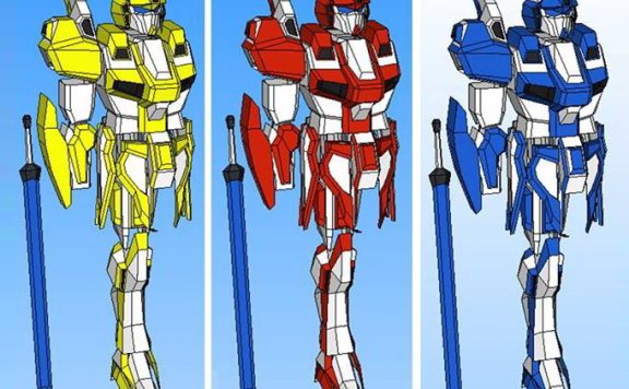 《超级机器人大战OG》KARMIS 机体 COS可穿戴纸模型图纸