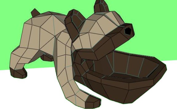 [低模] Pug哈巴狗 纸模型图纸