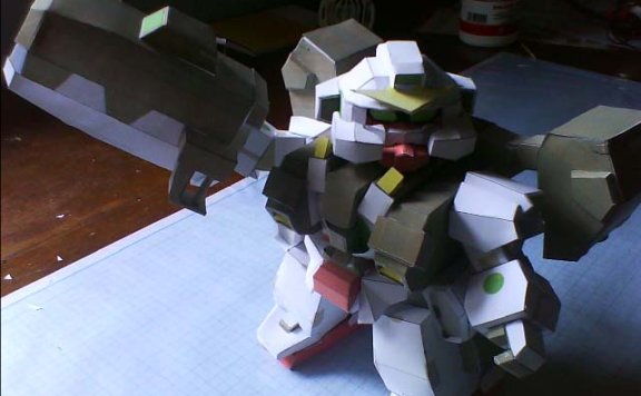 SD GN-005 德天使高达纸模型图纸