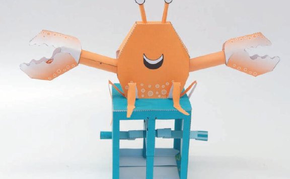 6套动物 机械传动纸模型图纸