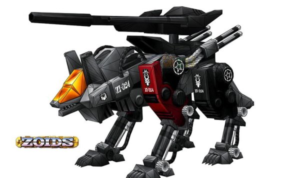 [索斯机械兽] 机动奔狼 纸模型图纸