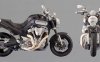 雅马哈MT-01摩托车 超精细纸模型图纸