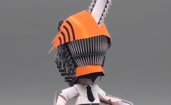 链锯人 Q版纸模型图纸