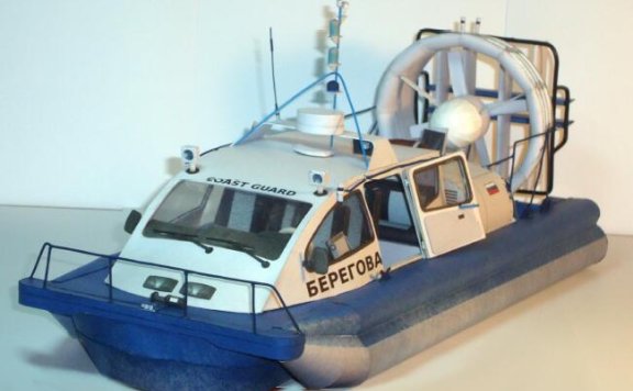 Марс-700 气囊船纸模型图纸