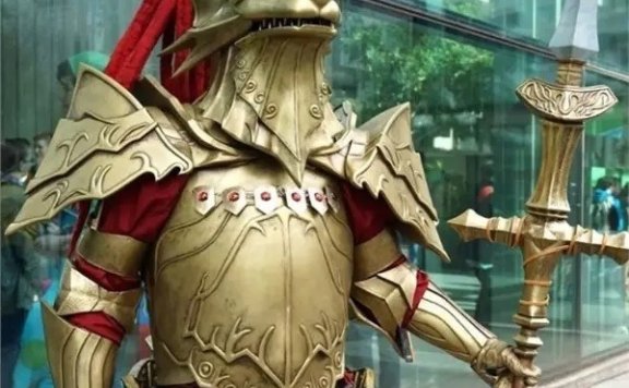 黑暗之魂 翁斯坦 黄金战甲纸模型图纸