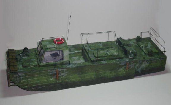 BMK-225 半双体船 纸模型图纸