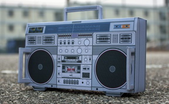 经典录音机 Conion C-100F 纸模型图纸