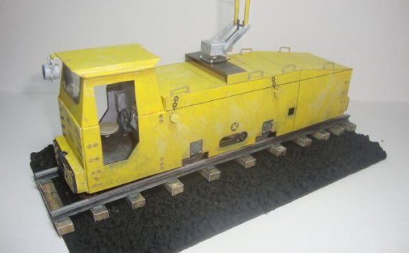 7КА 电力机车纸模型图纸