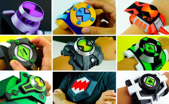 少年骇客 超能仪(26款)+胶囊 纸模型图纸