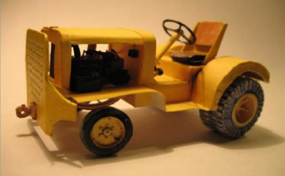 Clarktor 6 Tug 拖拉机纸模型图纸