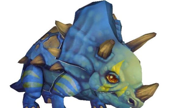 魔兽宠物 小恐角龙/驯鹿/乌贼 3款纸模型图纸