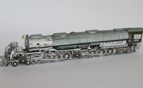 [推荐] 蒸汽火车头 纸模型图纸