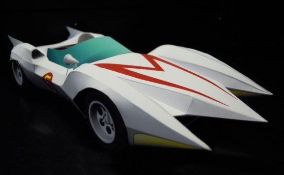 科幻赛车 Speed Racer 纸模型图纸