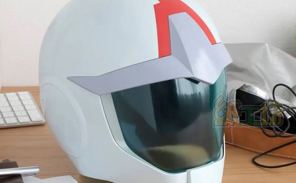 高达地球联合军 飞行员 头盔纸模型图纸