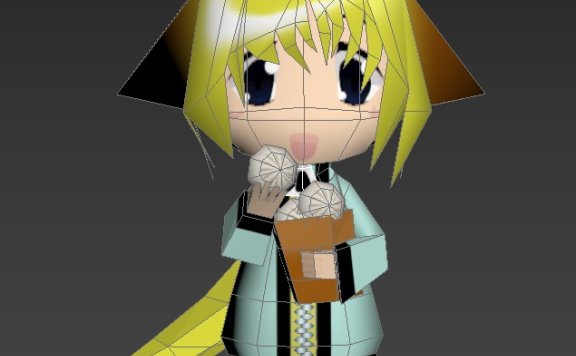 轻音少女 琴吹䌷 Q版纸模型图纸