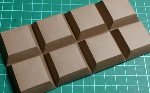 巧克力 纸模型图纸免费下载