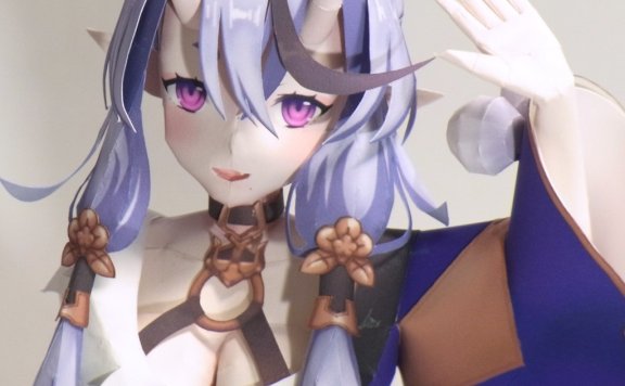 VTuber虚拟偶像 龙胆尊 纸模型图纸