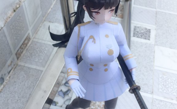 碧蓝航线 高雄 纸模型图纸